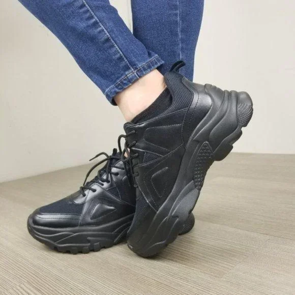 90's Style Grunge Chunky Dad Fashion Sneakers - Picture 6 of 10